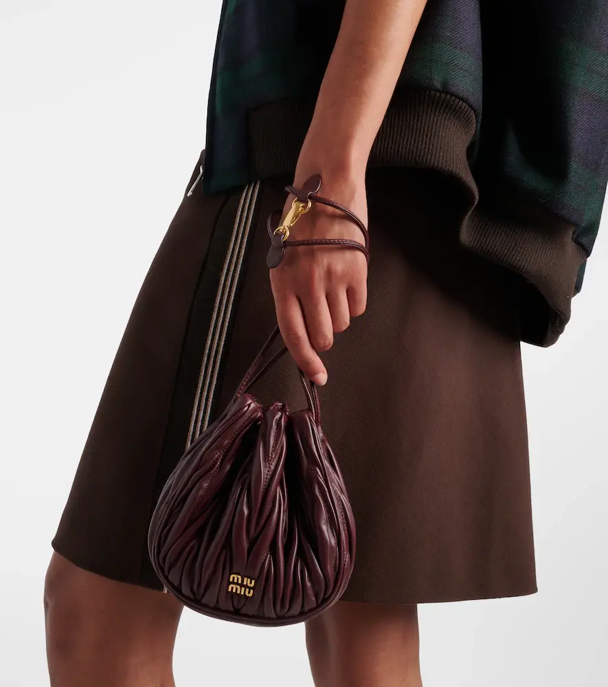 Miu Miu Matelassé leather bucket bag | Thumbnail 4 Miu Miu Matelassé leather bucket bag | Thumbnail 4