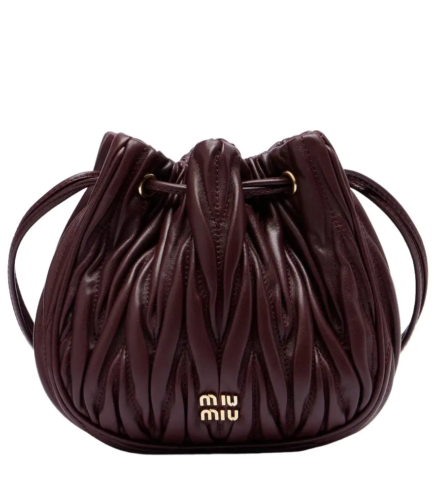 Miu Miu Matelassé leather bucket bag | Image 1 Miu Miu Matelassé leather bucket bag | Image 1