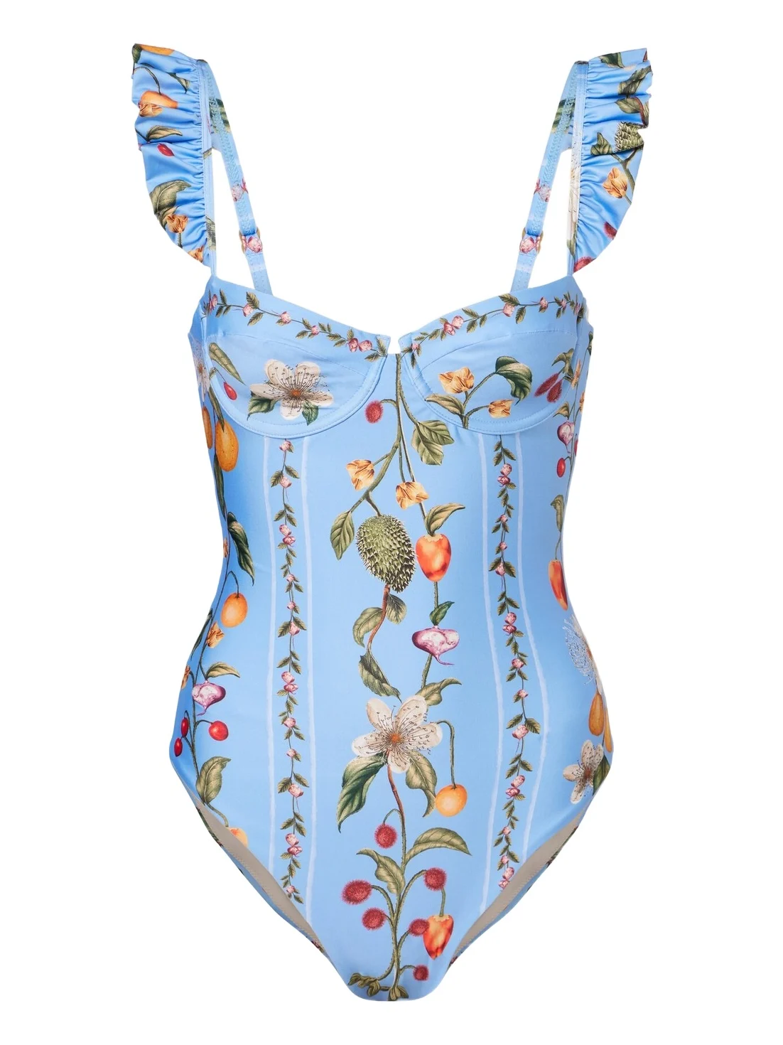 Ajonjoli printed ruffled swimsuit Ajonjoli printed ruffled swimsuit