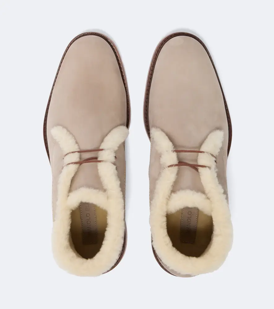 Manolo Blahnik Keswick shearling-lined leather desert boots | Thumbnail 4 Manolo Blahnik Keswick shearling-lined leather desert boots | Thumbnail 4