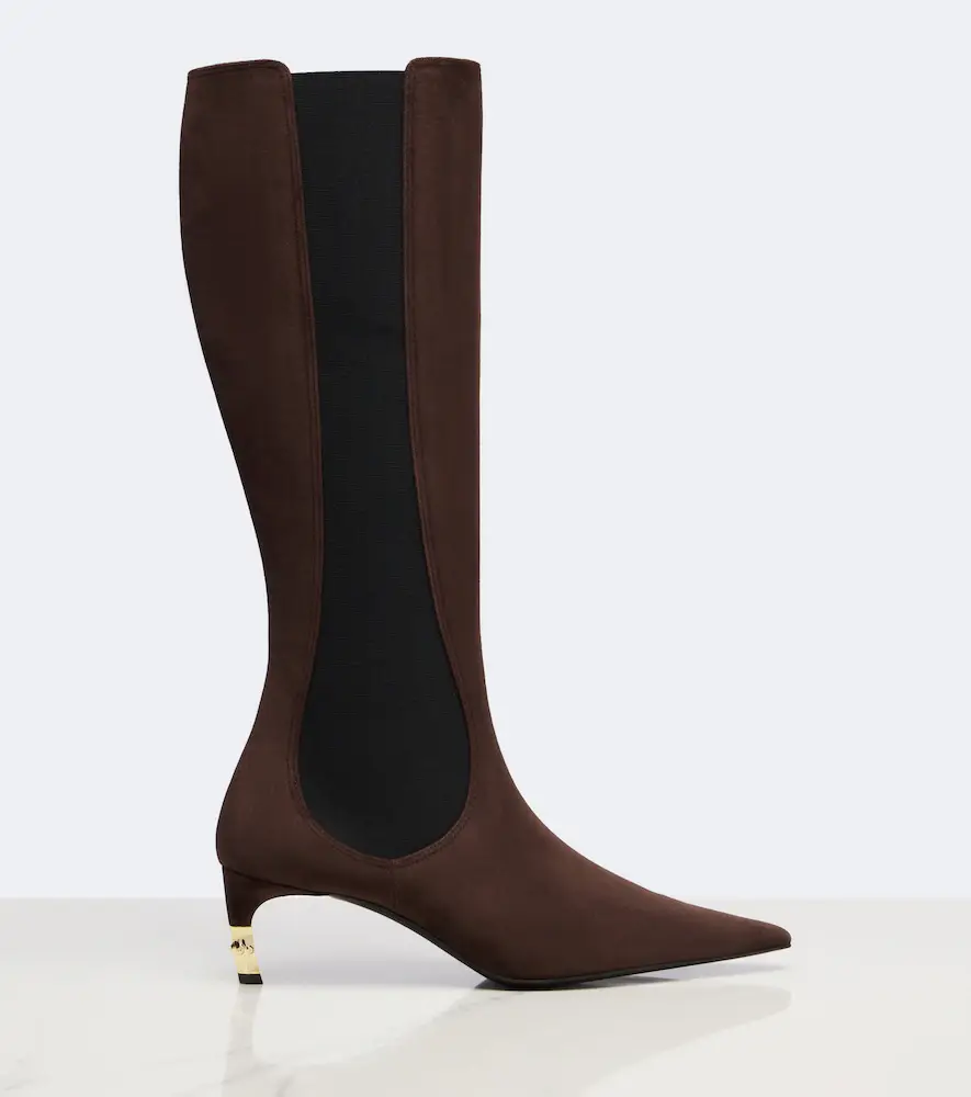 Gucci Eva suede knee-high boots | Thumbnail 2 Gucci Eva suede knee-high boots | Thumbnail 2
