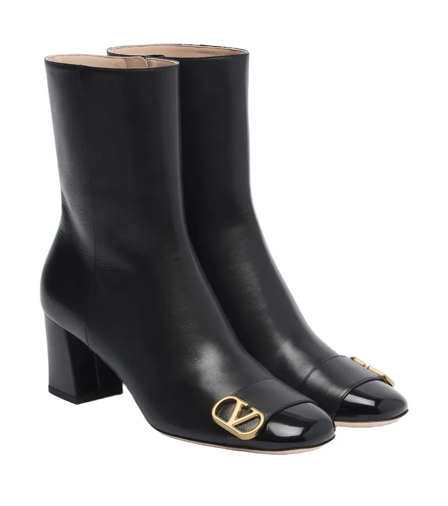 Valentino Garavani Veeside leather ankle boots | Image 1 Valentino Garavani Veeside leather ankle boots | Image 1