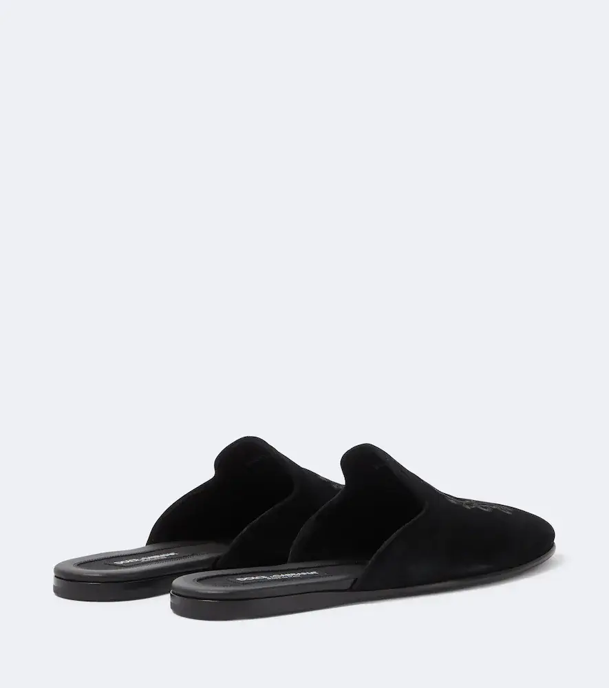 Dolce & Gabbana Embroidered suede mules | Thumbnail 6 Dolce & Gabbana Embroidered suede mules | Thumbnail 6