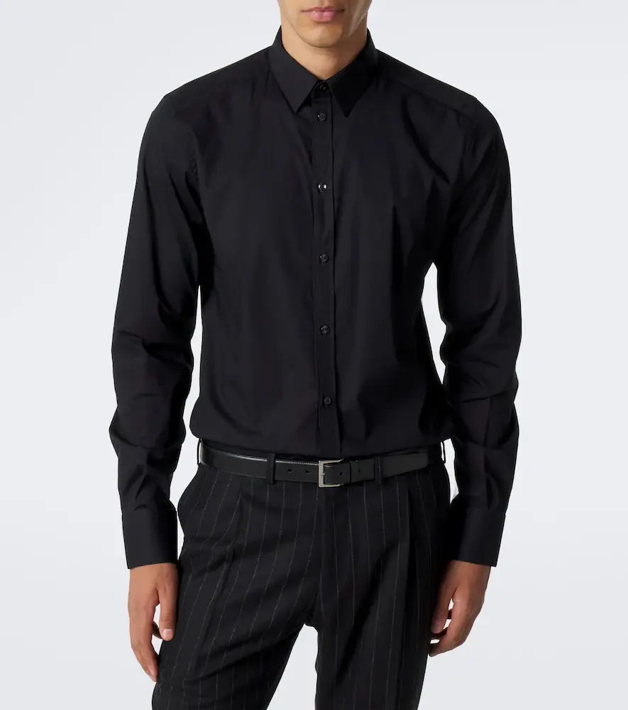 Dolce & Gabbana Cotton-blend poplin shirt | Thumbnail 4