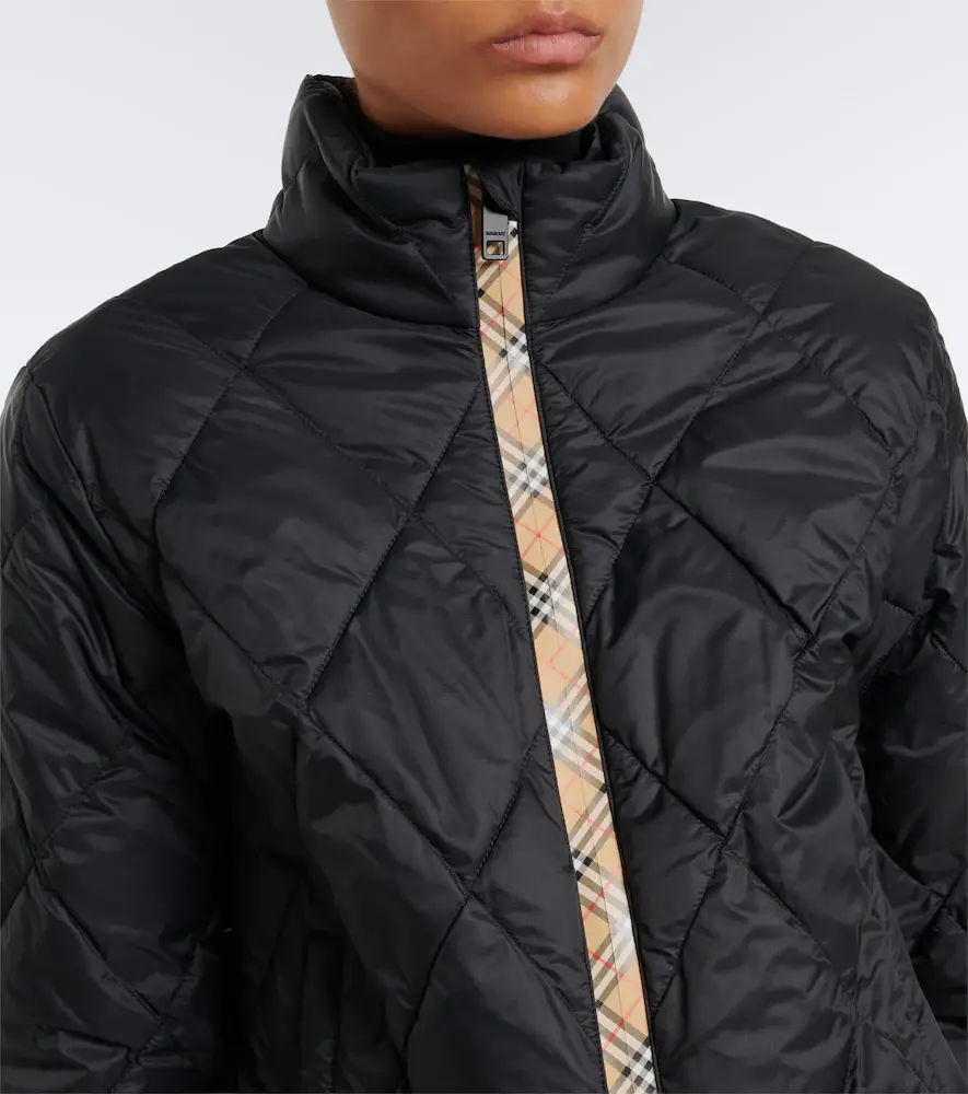 Burberry Check quilted puffer jacket | Thumbnail 6 Burberry Check quilted puffer jacket | Thumbnail 6