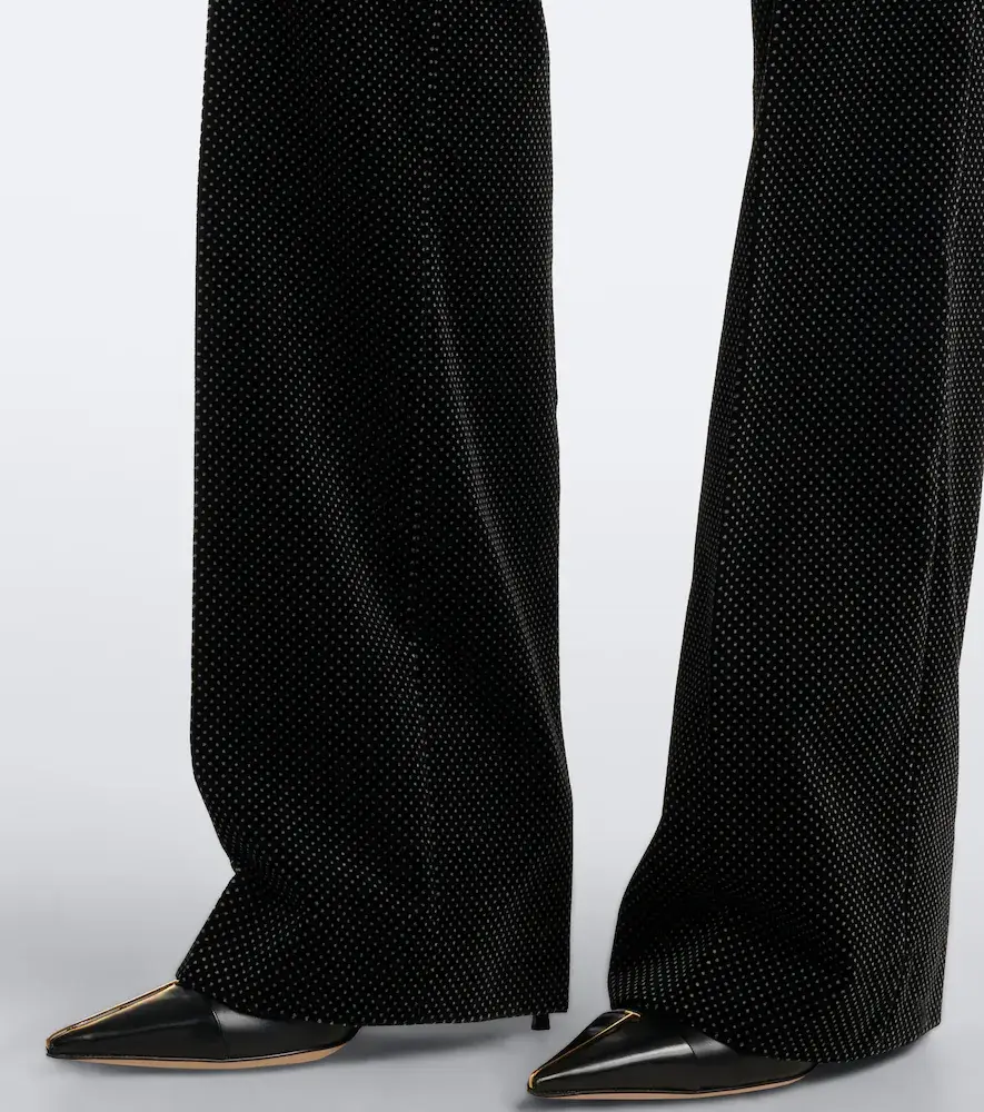 Tom Ford Polka-dot cotton velvet straight pants | Thumbnail 2