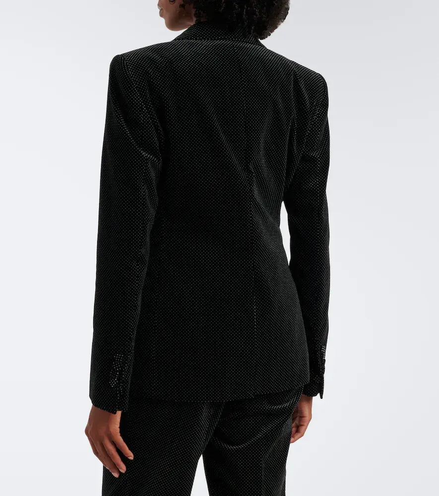 Tom Ford Polka-dot cotton velvet blazer | Thumbnail 2