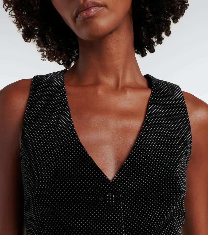 Tom Ford Polka-dot cotton velvet vest | Thumbnail 5 Tom Ford Polka-dot cotton velvet vest | Thumbnail 5