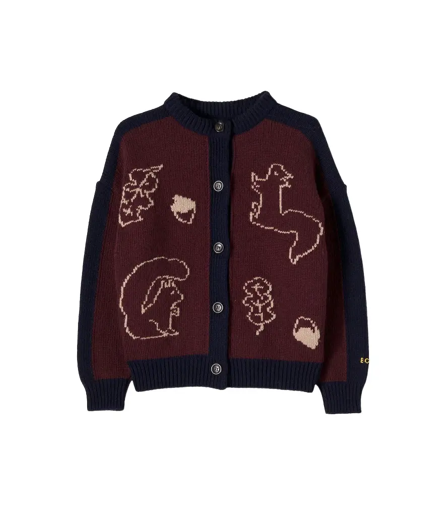 Bobo Choses Forest Scene cardigan | Image 1 Bobo Choses Forest Scene cardigan | Image 1