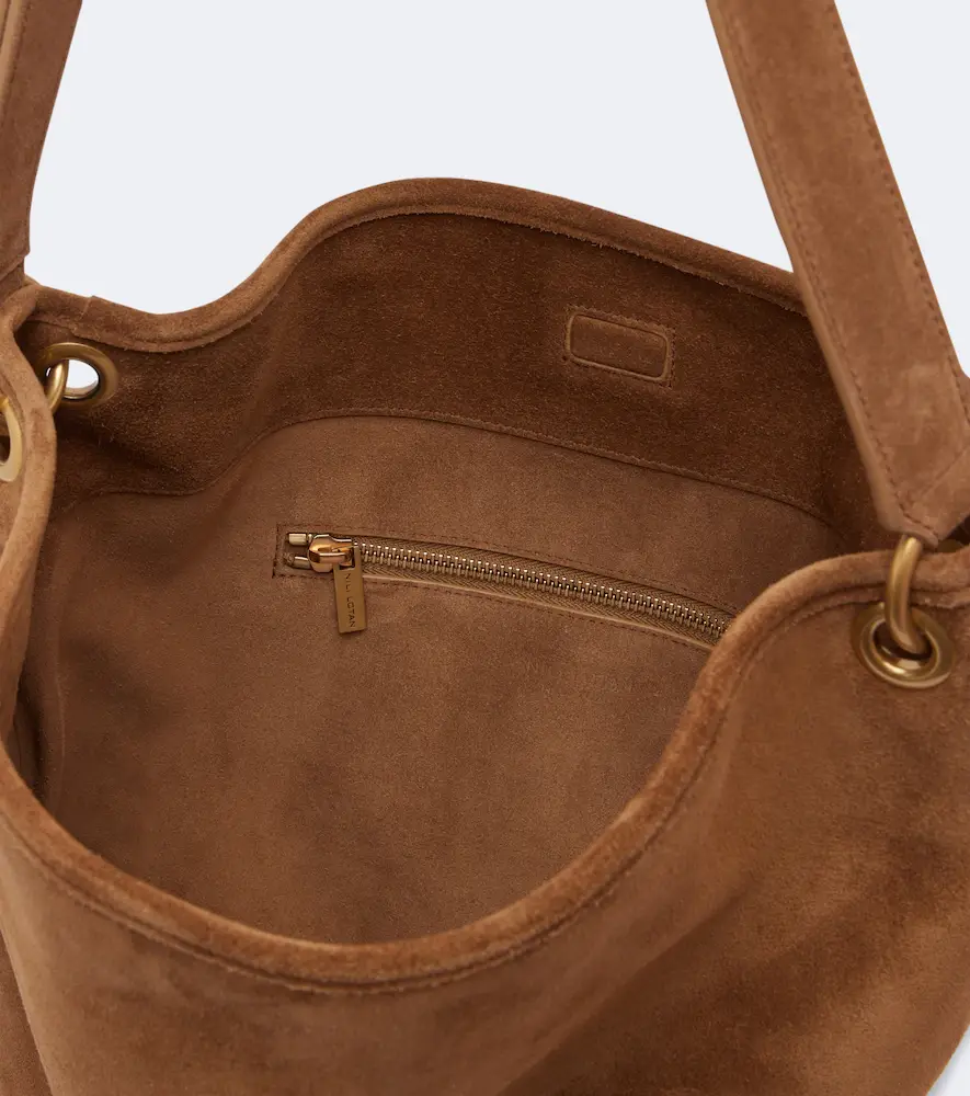 Nili Lotan Cooper Medium suede shoulder bag | Thumbnail 3 Nili Lotan Cooper Medium suede shoulder bag | Thumbnail 3