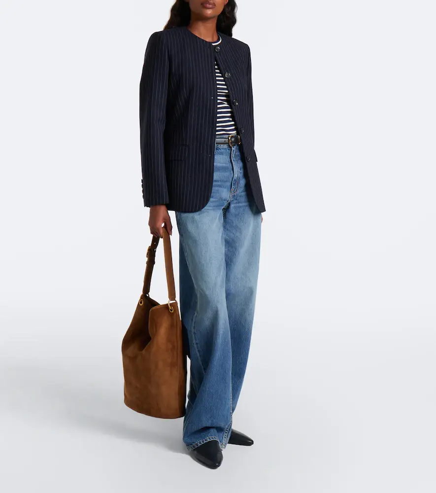 Nili Lotan Cooper Medium suede shoulder bag | Thumbnail 6 Nili Lotan Cooper Medium suede shoulder bag | Thumbnail 6