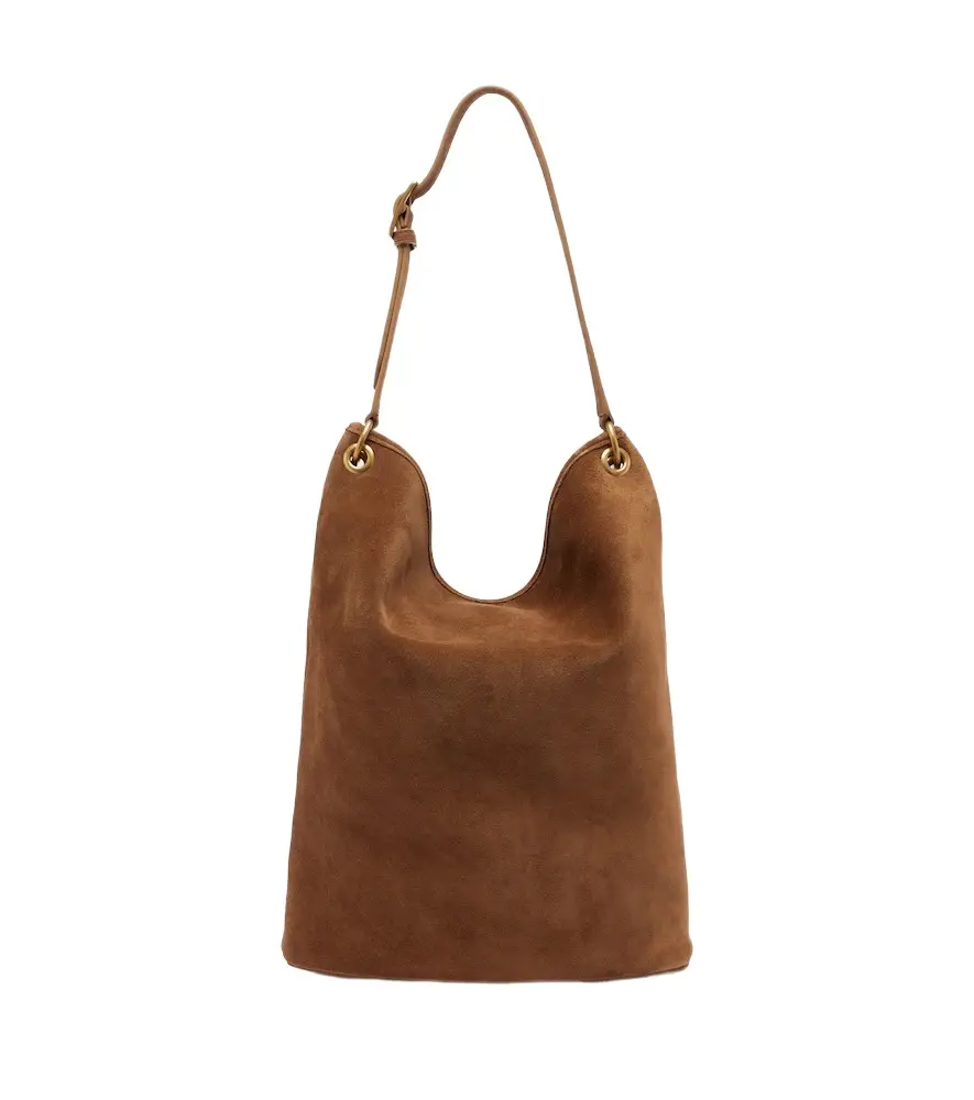 Nili Lotan Cooper Medium suede shoulder bag | Image 1 Nili Lotan Cooper Medium suede shoulder bag | Image 1