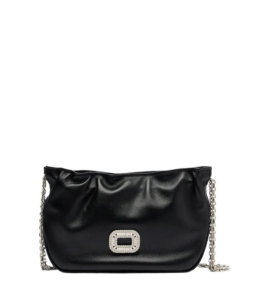 Roger Vivier Pilgrim Micro leather shoulder bag | Image 1 Roger Vivier Pilgrim Micro leather shoulder bag | Image 1