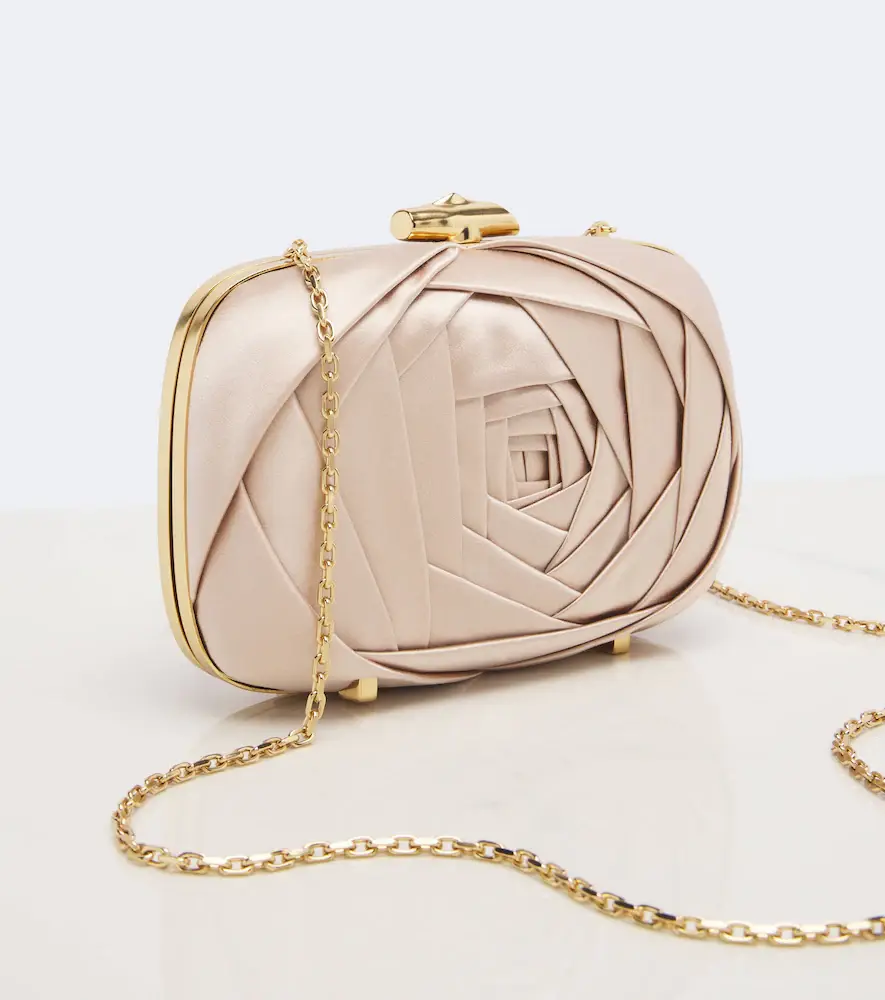 Roger Vivier Rose Vivier satin clutch | Thumbnail 2 Roger Vivier Rose Vivier satin clutch | Thumbnail 2