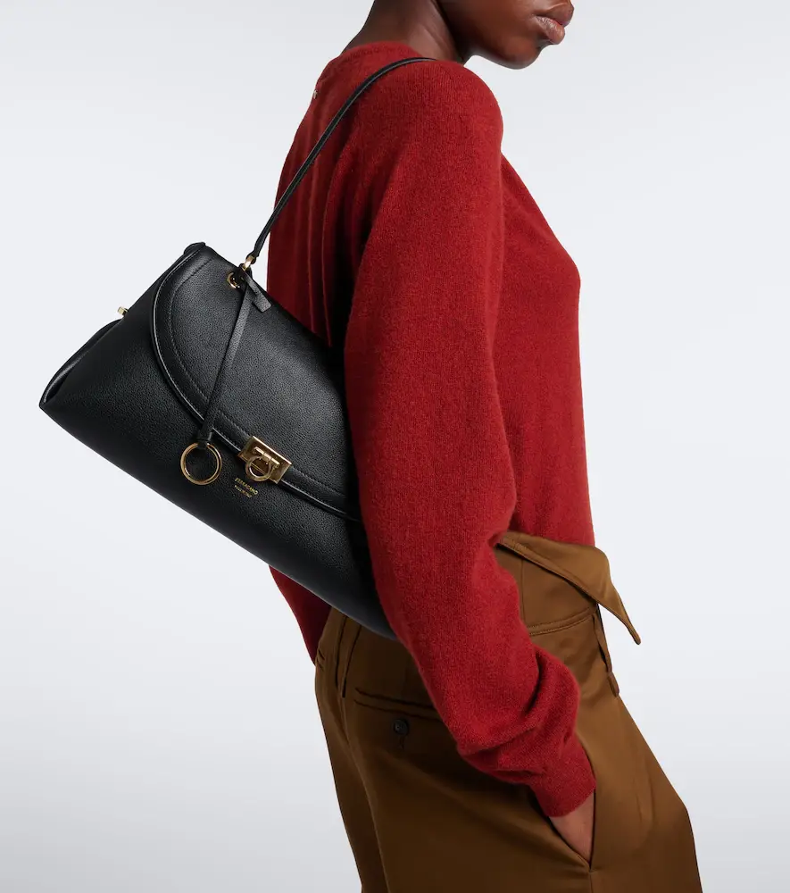 Ferragamo Sophia Medium leather shoulder bag | Thumbnail 4