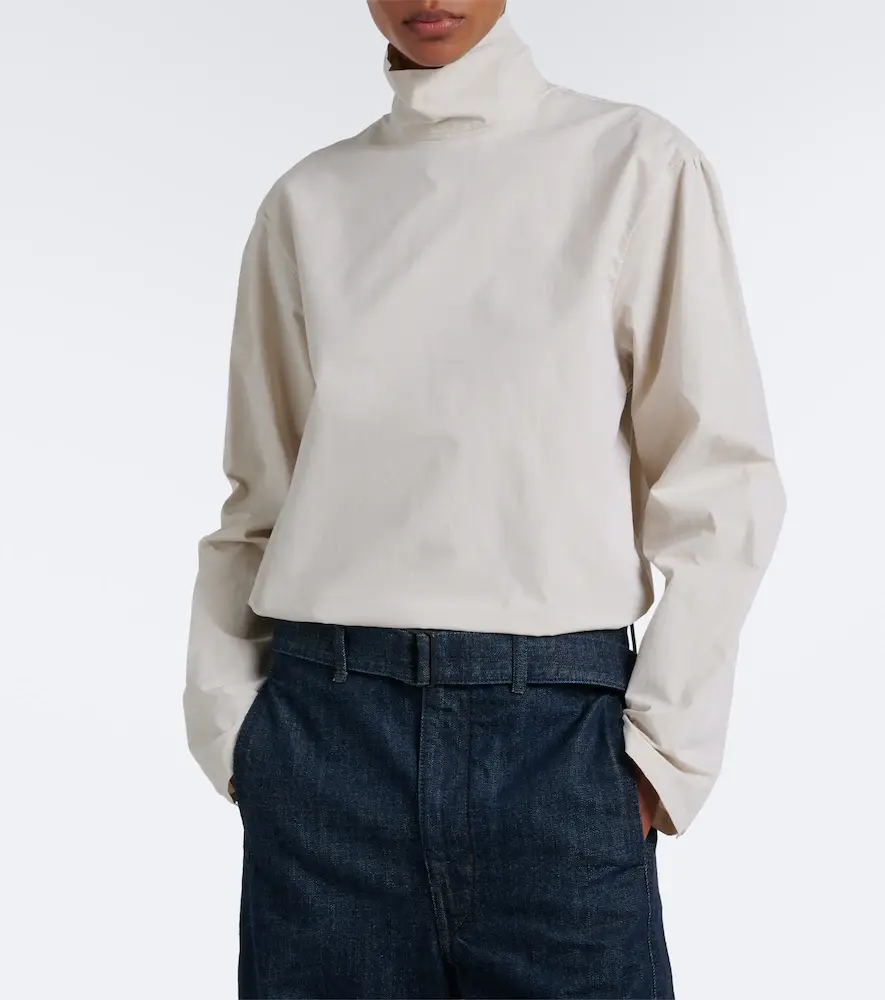 Lemaire Cotton turtleneck top | Thumbnail 2 Lemaire Cotton turtleneck top | Thumbnail 2