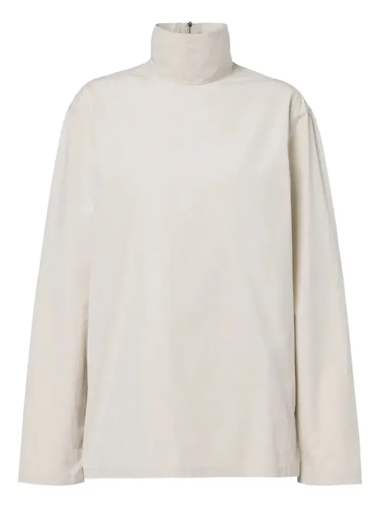 Cotton turtleneck top Cotton turtleneck top