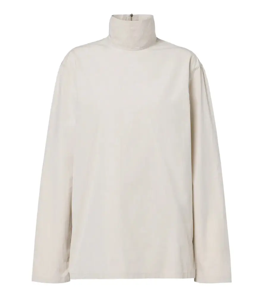 Lemaire Cotton turtleneck top | Image 1 Lemaire Cotton turtleneck top | Image 1