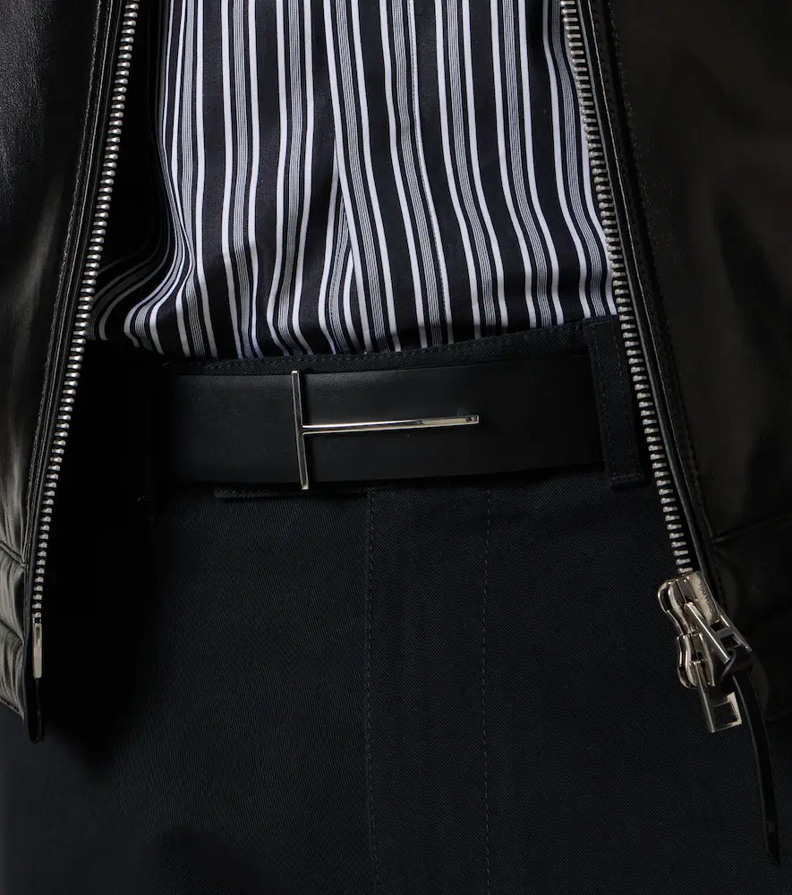 Tom Ford T croc-effect patent leather belt | Thumbnail 4 Tom Ford T croc-effect patent leather belt | Thumbnail 4