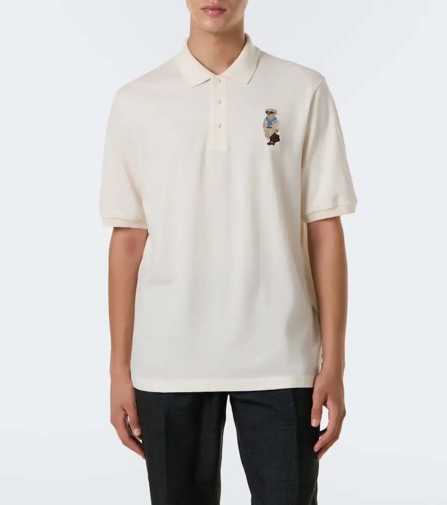 Ralph Lauren Purple Label Polo Bear cotton and cashmere piqué polo shirt | Thumbnail 7 Ralph Lauren Purple Label Polo Bear cotton and cashmere piqué polo shirt | Thumbnail 7