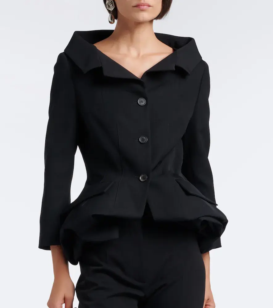 Magda Butrym Peplum wool blazer | Thumbnail 3
