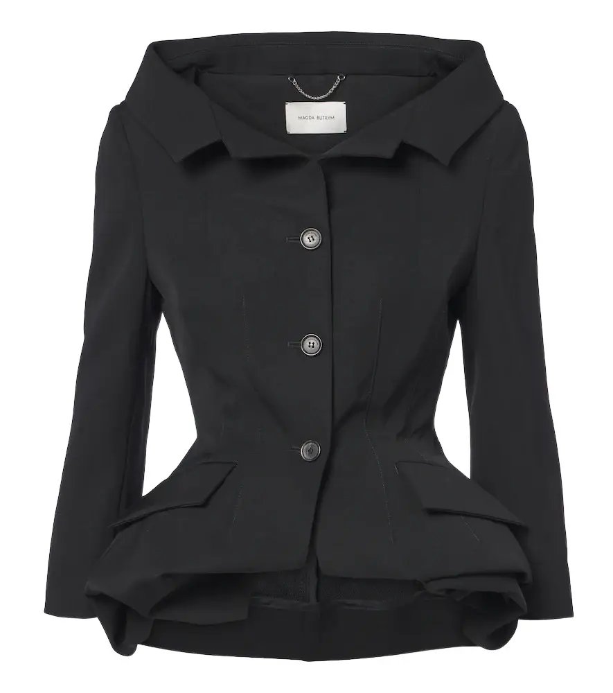 Magda Butrym Peplum wool blazer | Image 1 Magda Butrym Peplum wool blazer | Image 1