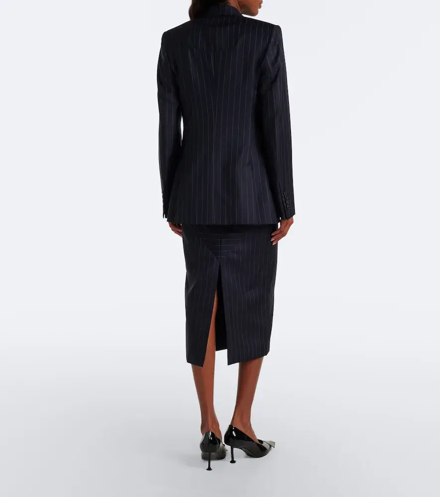 Givenchy Pinstripe wool pencil skirt | Thumbnail 2 Givenchy Pinstripe wool pencil skirt | Thumbnail 2
