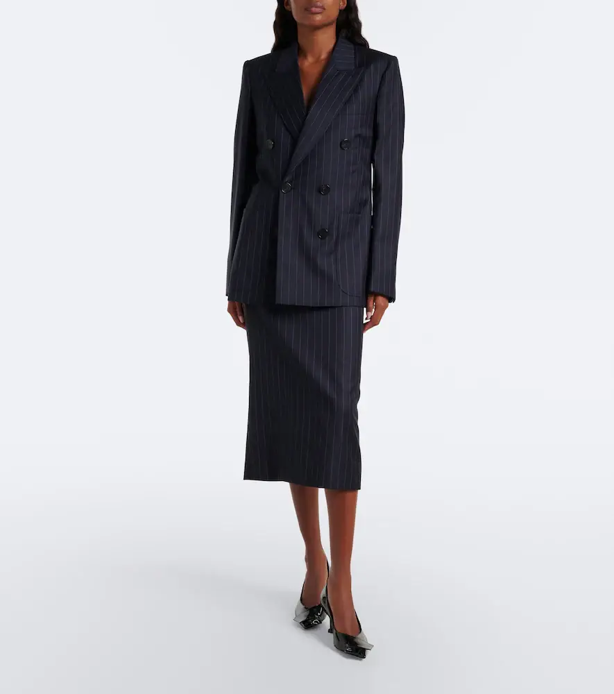Givenchy Pinstripe wool pencil skirt | Thumbnail 3 Givenchy Pinstripe wool pencil skirt | Thumbnail 3