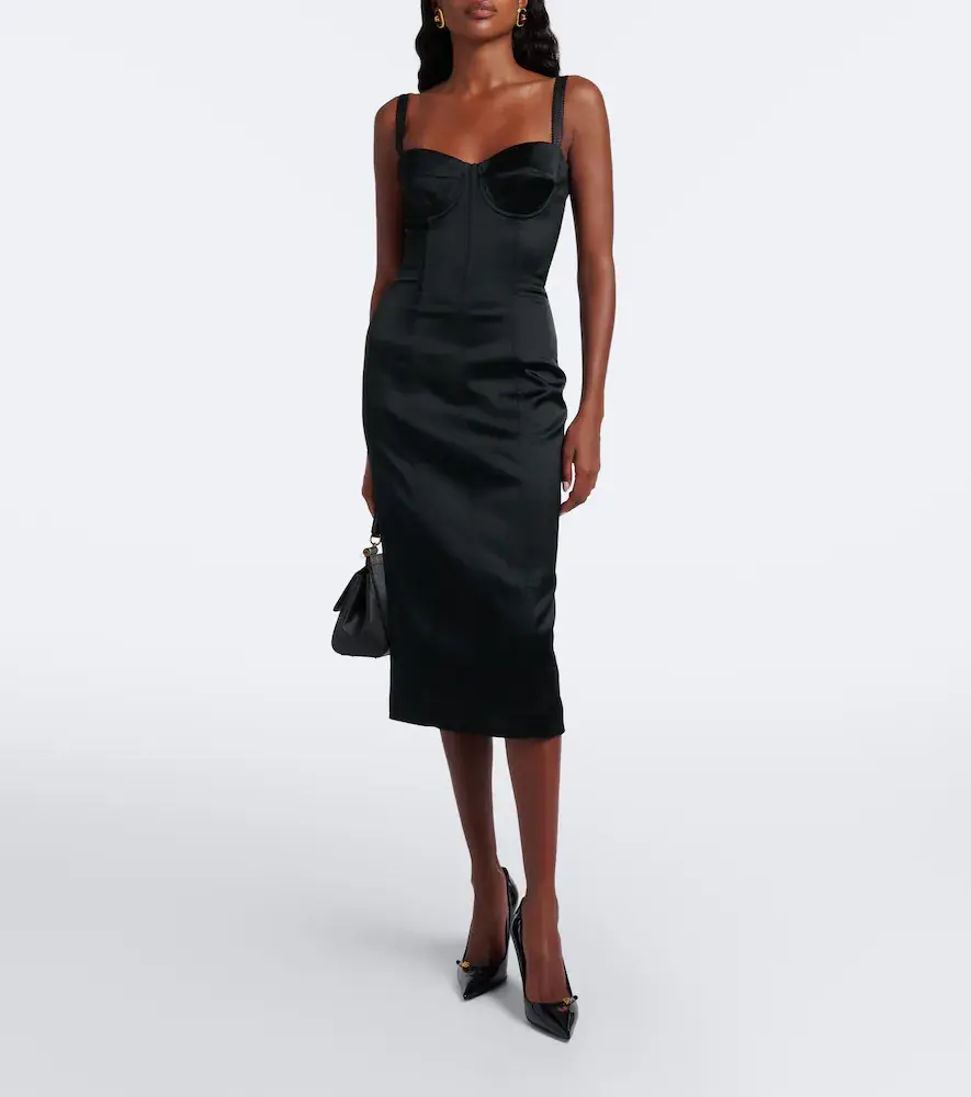 Dolce & Gabbana Satin corset dress | Thumbnail 3 Dolce & Gabbana Satin corset dress | Thumbnail 3