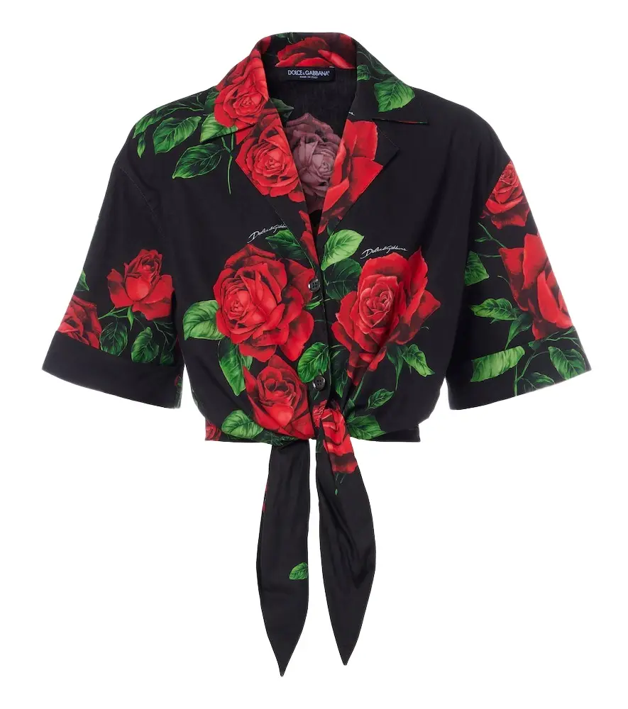 Dolce & Gabbana Floral cotton shirt | Image 1 Dolce & Gabbana Floral cotton shirt | Image 1