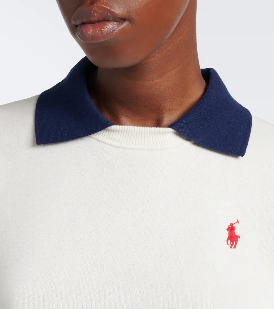 Polo Ralph Lauren Cotton-blend jersey polo sweatshirt | Thumbnail 2