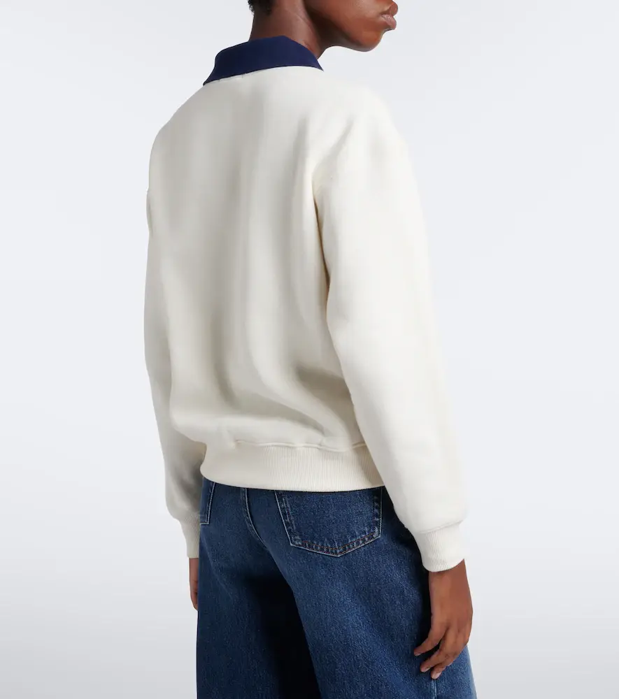 Polo Ralph Lauren Cotton-blend jersey polo sweatshirt | Thumbnail 4