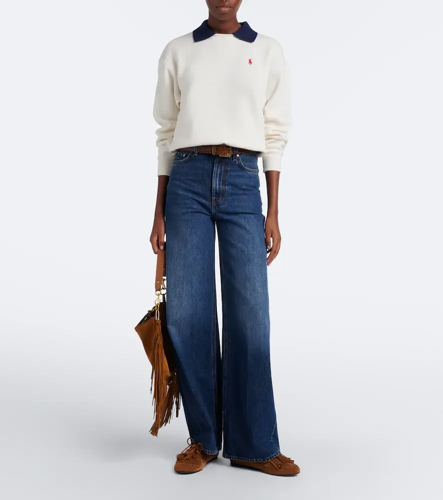 Polo Ralph Lauren Cotton-blend jersey polo sweatshirt | Thumbnail 5