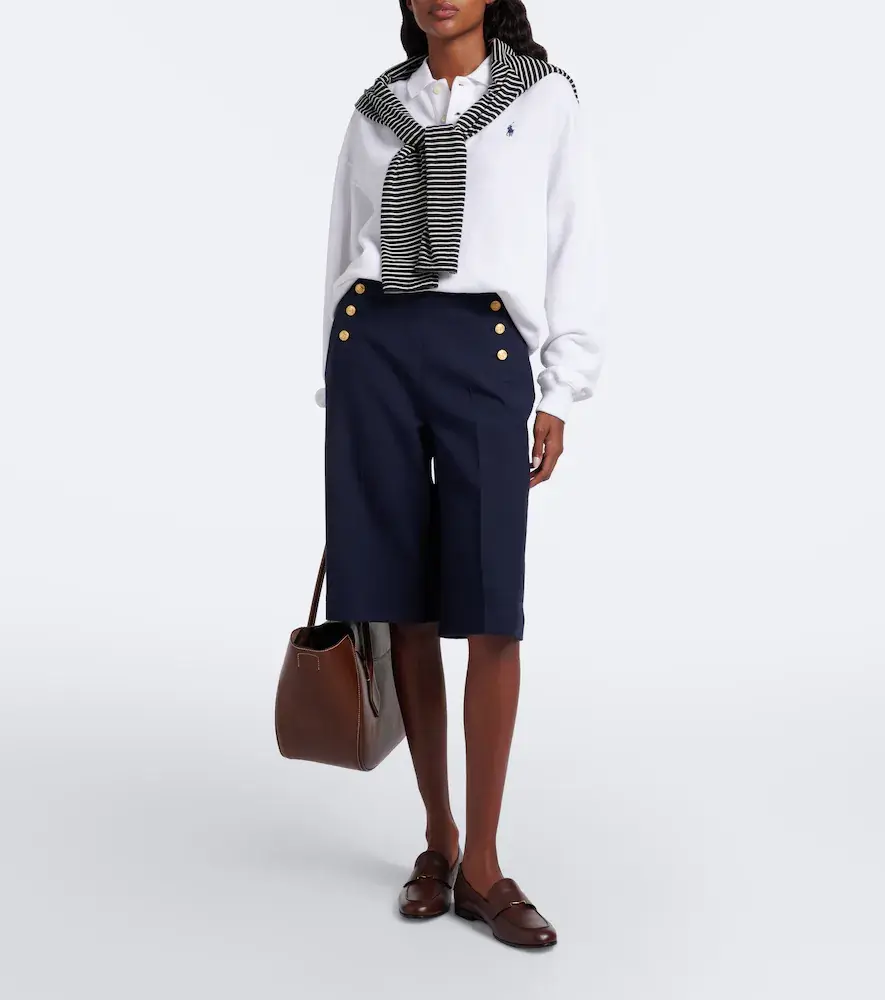 Polo Ralph Lauren Cotton and wool Bermuda shorts | Thumbnail 2 Polo Ralph Lauren Cotton and wool Bermuda shorts | Thumbnail 2