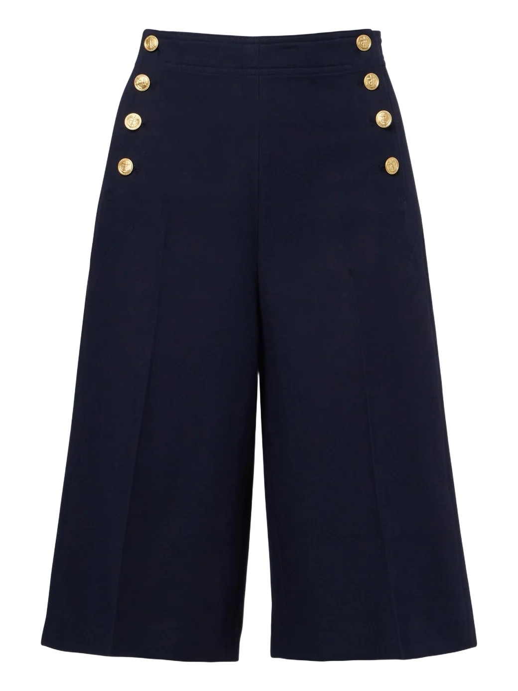 Cotton and wool Bermuda shorts