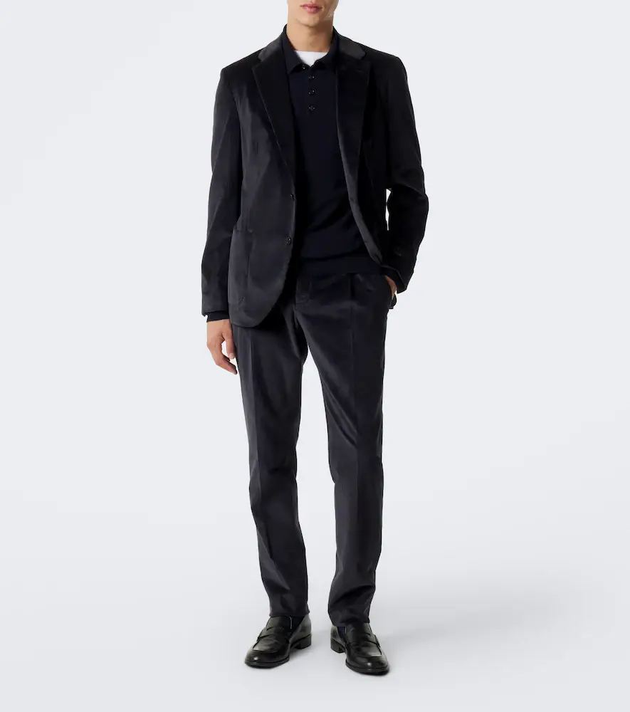 Lardini Cotton and cashmere corduroy suit | Thumbnail 5