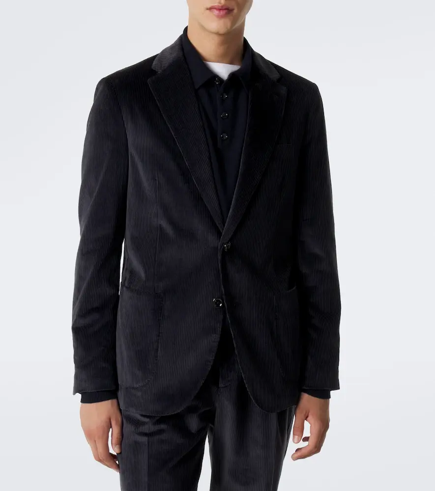 Lardini Cotton and cashmere corduroy suit | Thumbnail 7