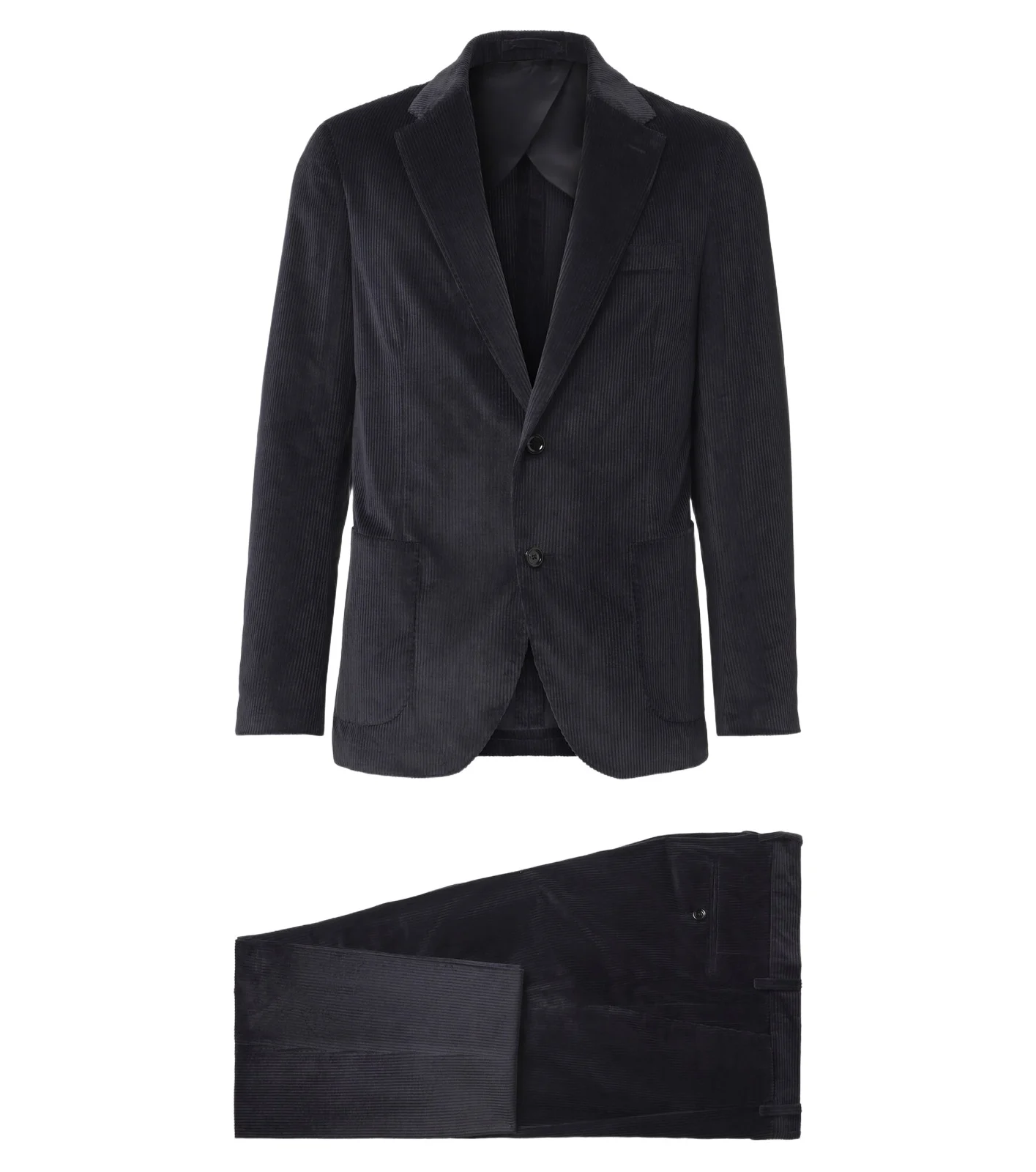 Lardini Cotton and cashmere corduroy suit