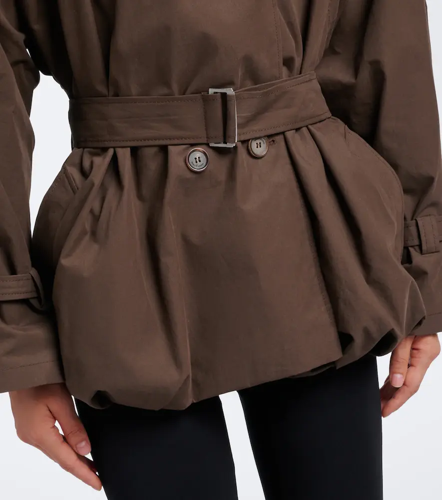 Magda Butrym Belted hooded cotton jacket | Thumbnail 5 Magda Butrym Belted hooded cotton jacket | Thumbnail 5