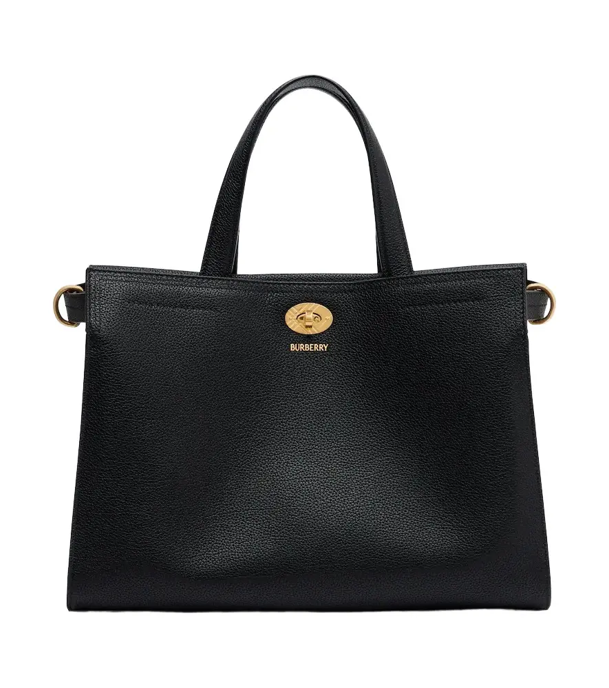 Burberry Check Small leather top-handle bag | Image 1 Burberry Check Small leather top-handle bag | Image 1
