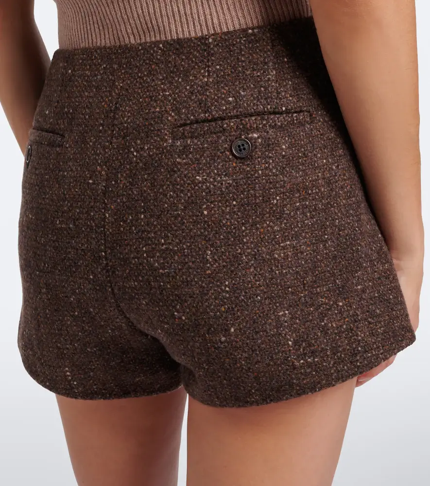 Ralph Lauren Collection Wool and cashmere-blend bouclé shorts | Thumbnail 3 Ralph Lauren Collection Wool and cashmere-blend bouclé shorts | Thumbnail 3