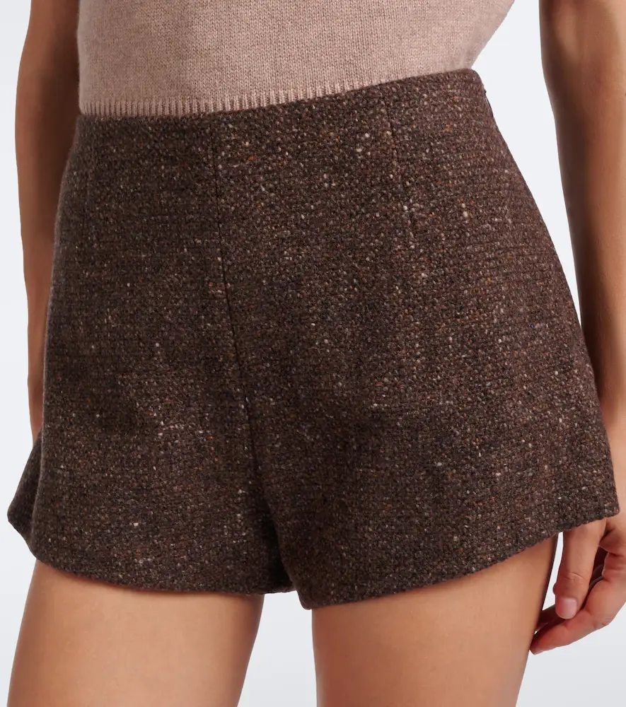 Ralph Lauren Collection Wool and cashmere-blend bouclé shorts | Thumbnail 4 Ralph Lauren Collection Wool and cashmere-blend bouclé shorts | Thumbnail 4