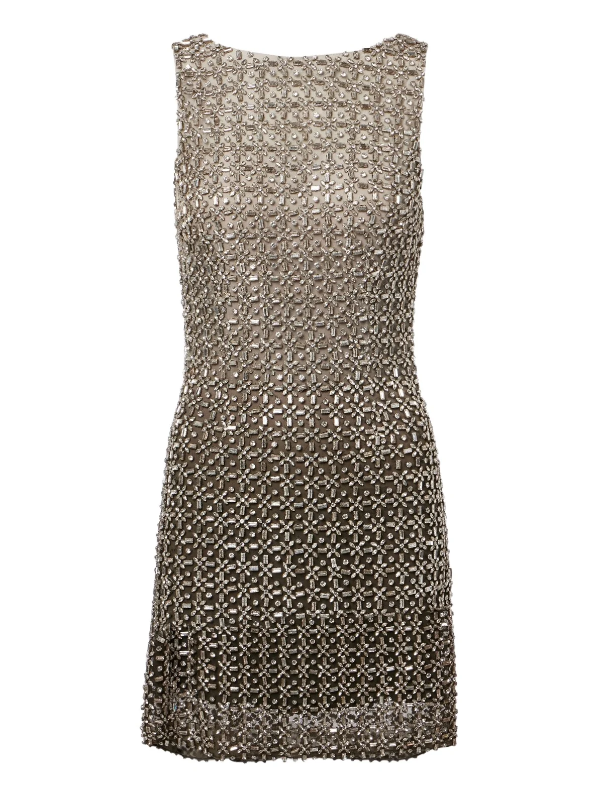 Là Fuori Gilded crystal-embellished minidress Là Fuori Gilded crystal-embellished minidress