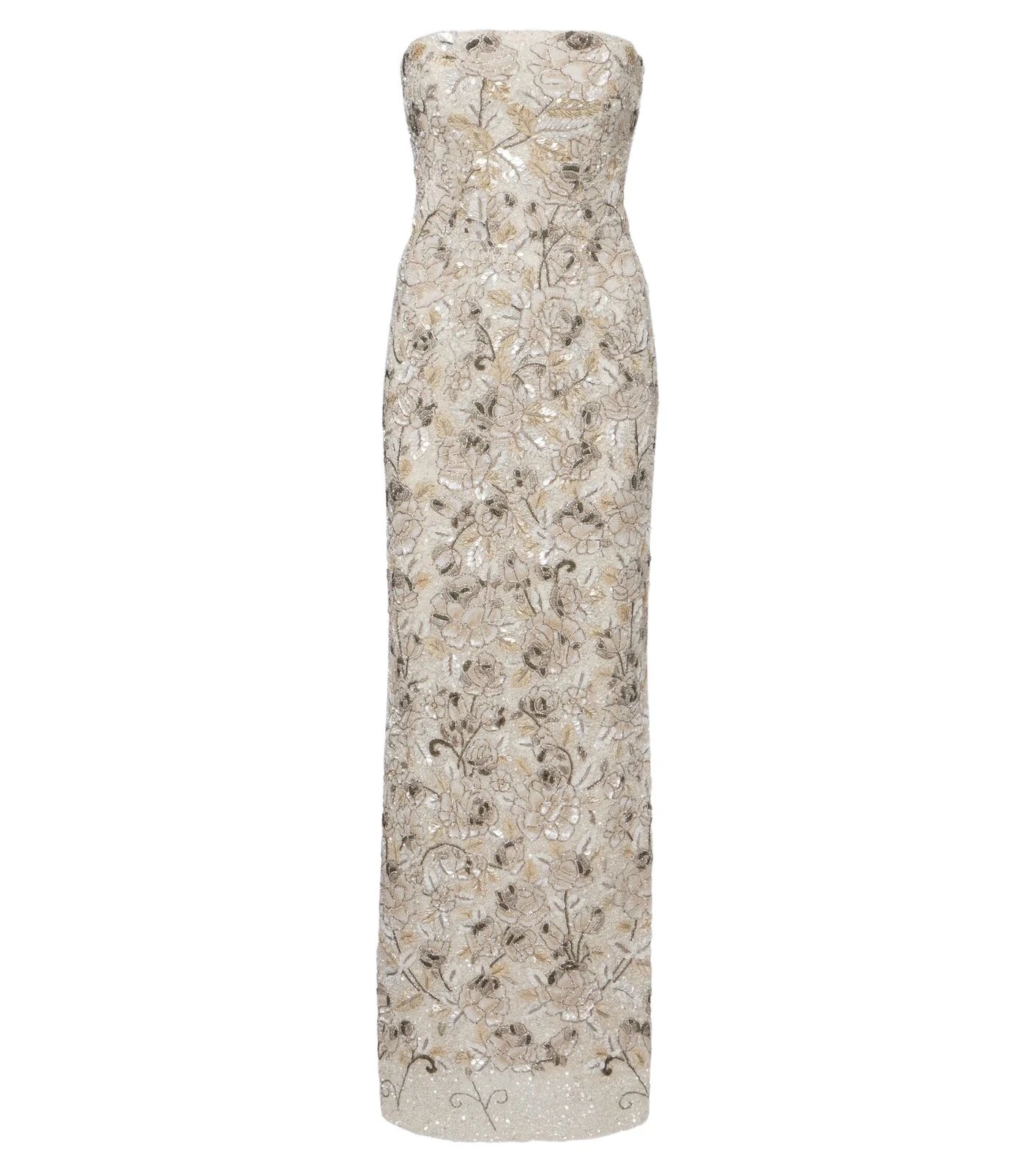 Là Fuori Icey Rose embellished floral bustier gown Là Fuori Icey Rose embellished floral bustier gown