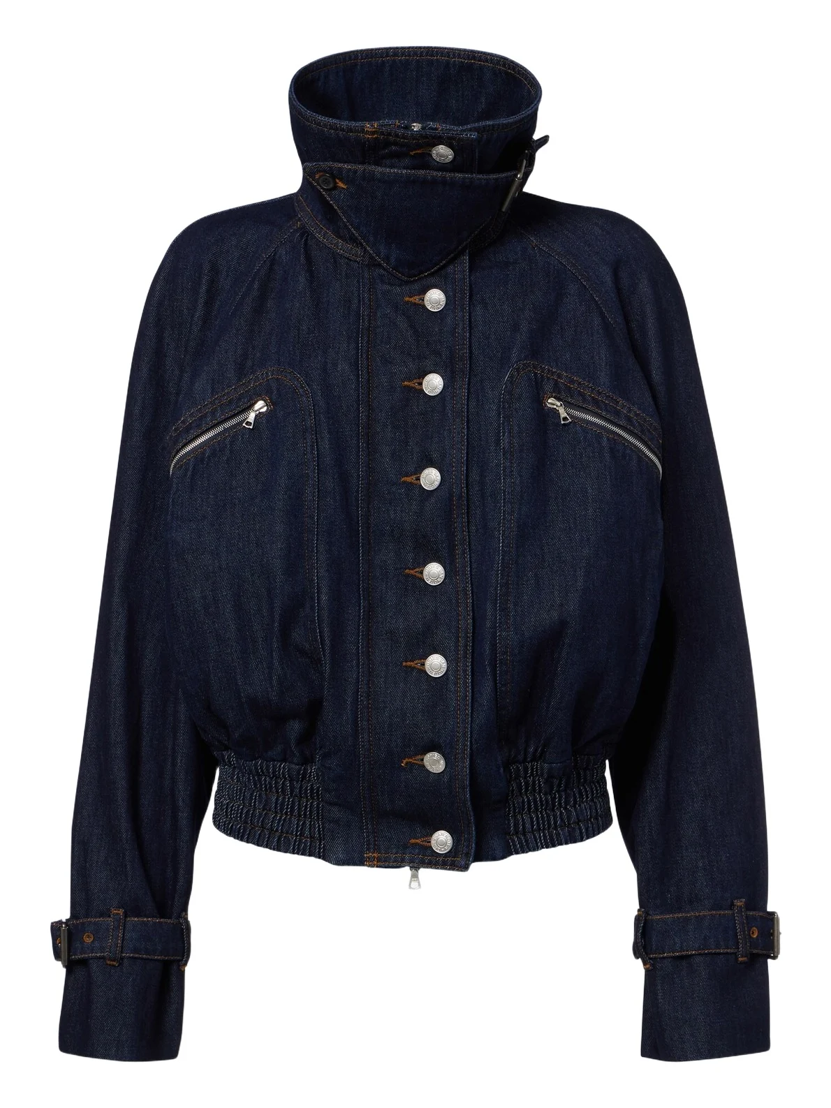 Denim blouson jacket Denim blouson jacket