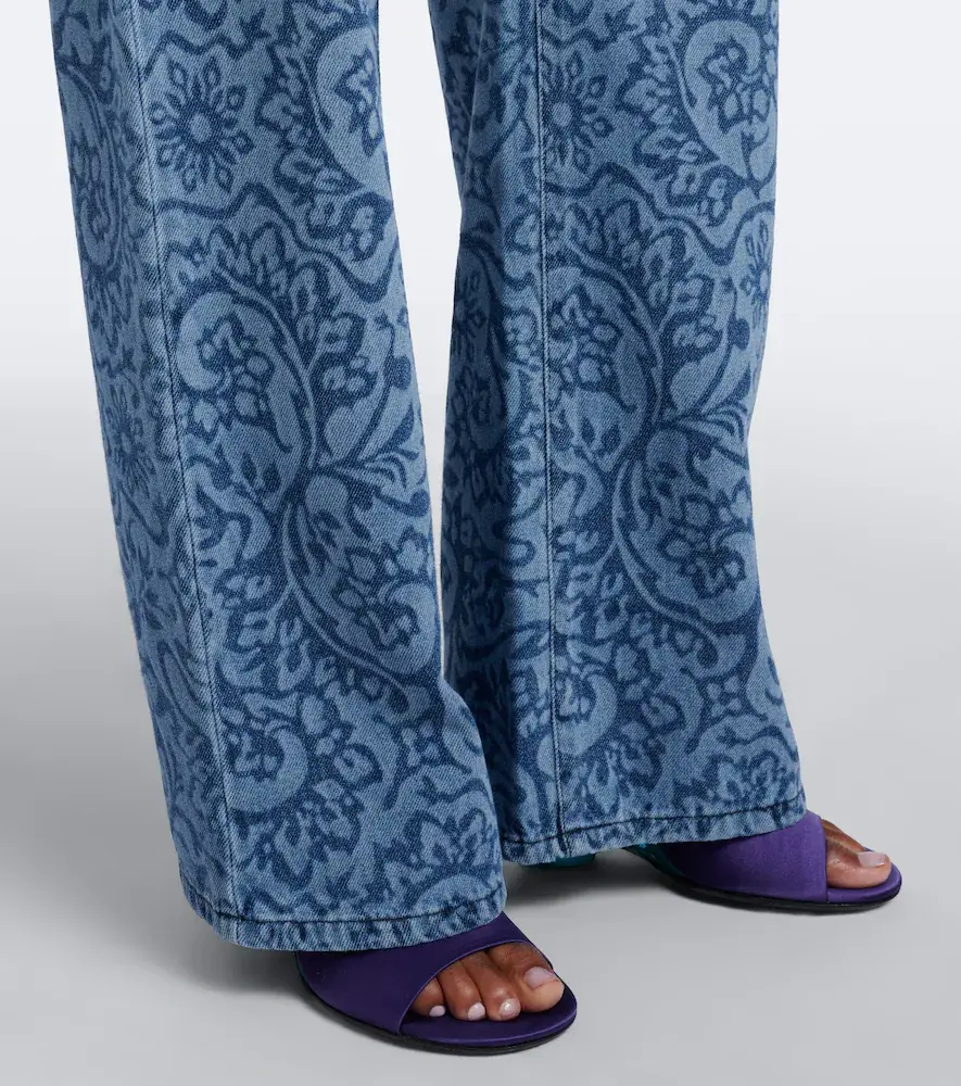 Dries Van Noten Floral wide-leg jeans | Thumbnail 7 Dries Van Noten Floral wide-leg jeans | Thumbnail 7