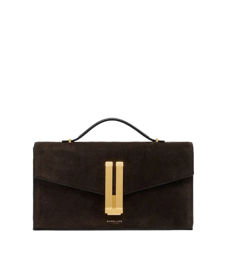 DeMellier Vancouver suede clutch