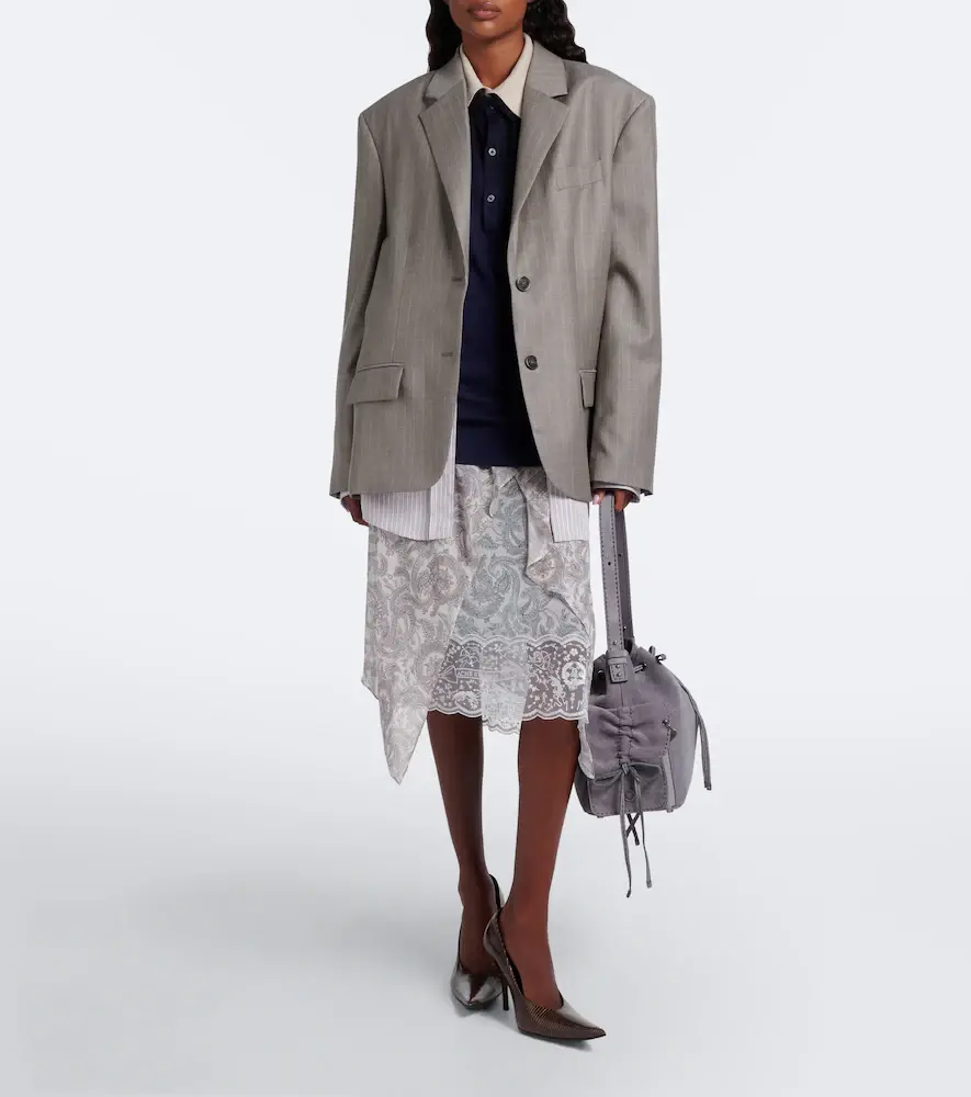 Acne Studios Multipocket Medium suede bucket bag | Thumbnail 6 Acne Studios Multipocket Medium suede bucket bag | Thumbnail 6