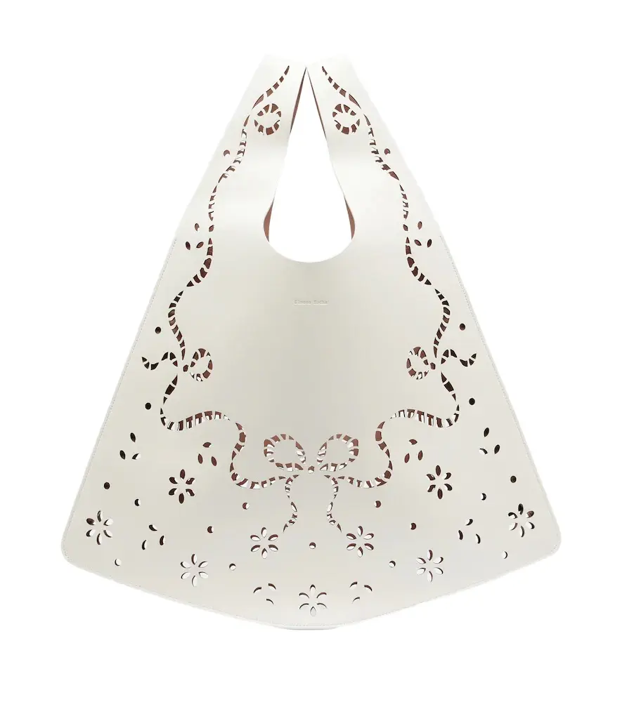 Simone Rocha Laser-cut leather shopper | Image 1 Simone Rocha Laser-cut leather shopper | Image 1
