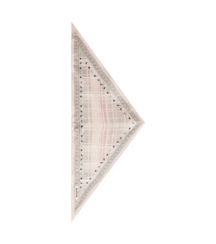 Acne Studios Printed silk satin scarf | Image 1 Acne Studios Printed silk satin scarf | Image 1